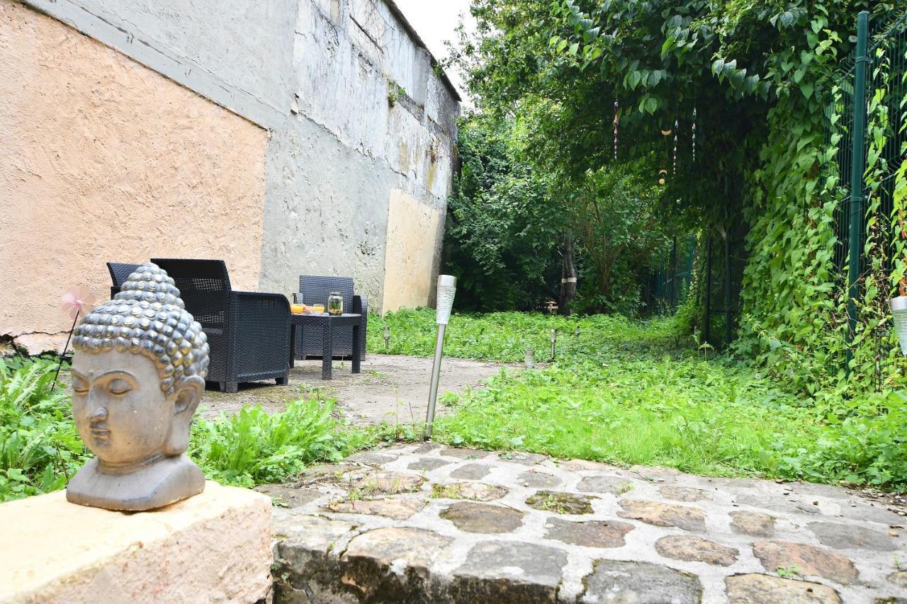 Secret Garden - Duplex Moderne - Jardin - Netflix - Apartment Provins Bagian luar foto